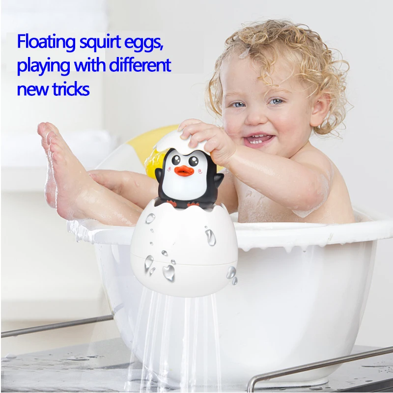 

Baby Bath Toys Animal Water Spray Egg Toy Baby Toys for Children Bathtub Swim Doll Bathroom Toy for Kids Summer Fun Gift