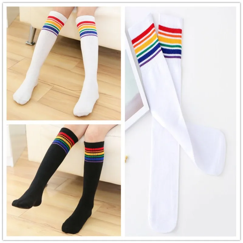 Милые носки для новорожденных мягкие маленьких мальчиков и девочек полосатые