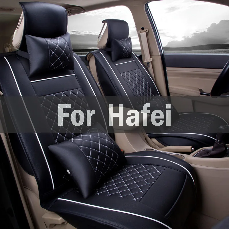 

1 Sets Grade Car Water Proof Car Seat Covers Pu Leather Seats Cushion Protector Set For Hafei Brio Simbo Princip Sigma Saibao