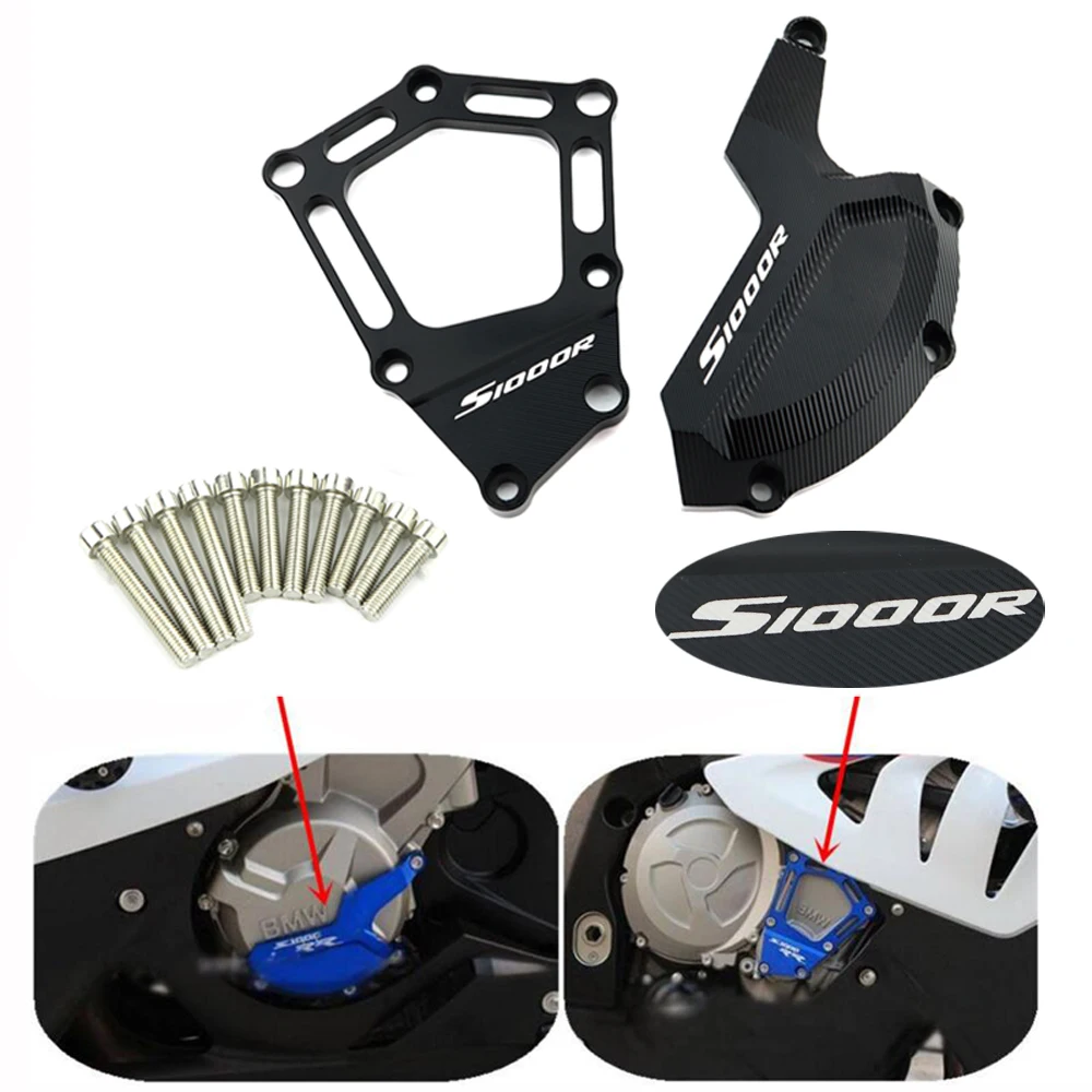 Чехол для двигателя CNC мотоцикла Обложка статора импульсная крышка слайдеры