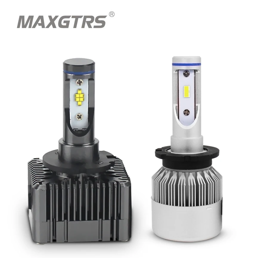 2x Plug & Play D1 D2 D3 D4 S R 72W Автомобильный светодиодный комплект для преобразования фар