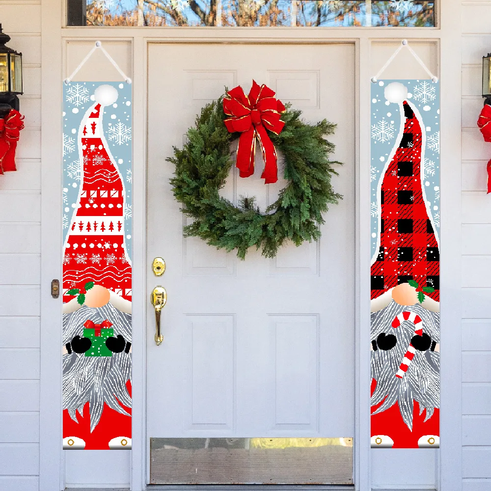 

Christmas Hanging Door Banner Christmas Ornaments Marry Christmas Decorations for Home Outdoor Xmas Natal Decor New Year 2022