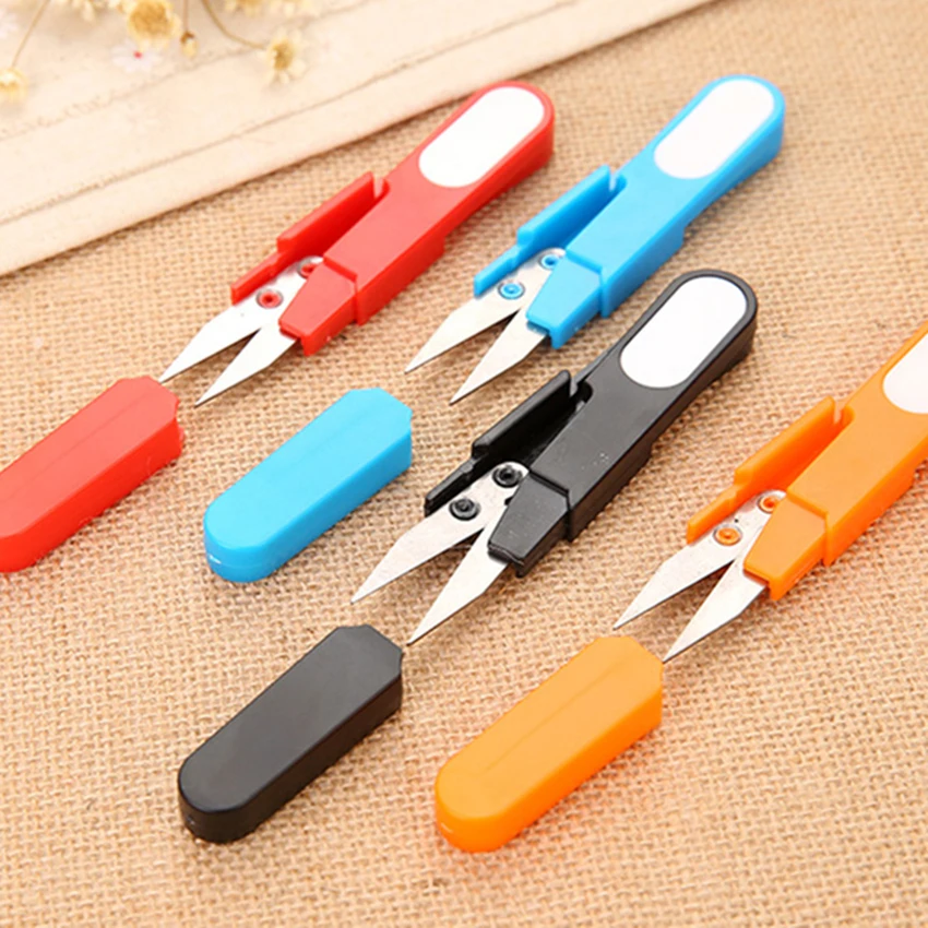 

11.8cm Sewing Scissors Yarn Thread Cutter with Cover Mini Small Embroidery Trimming Scissors - Great for Cross Stitch Sewing