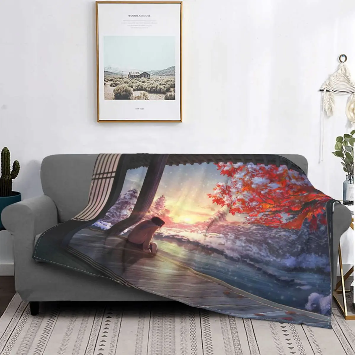 

Manta de felpa con estampado de Anime para niña, cobertor de decoración supersuave para dormitorio, envío gratis, invierno y oto