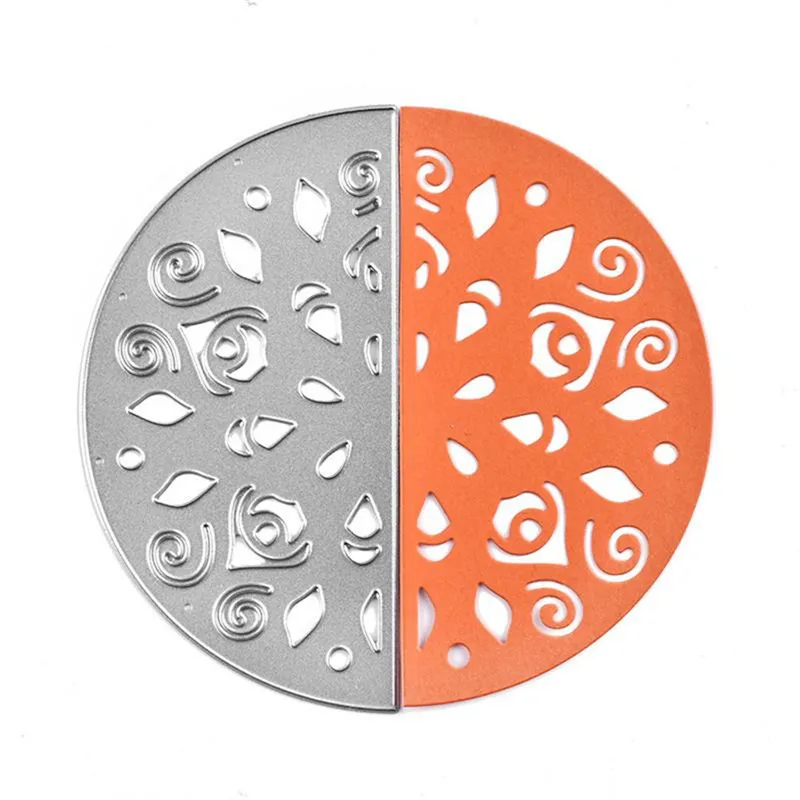 YaMinSanNiO полукруглый полый баннер металлические резные штампы Скрапбукинг