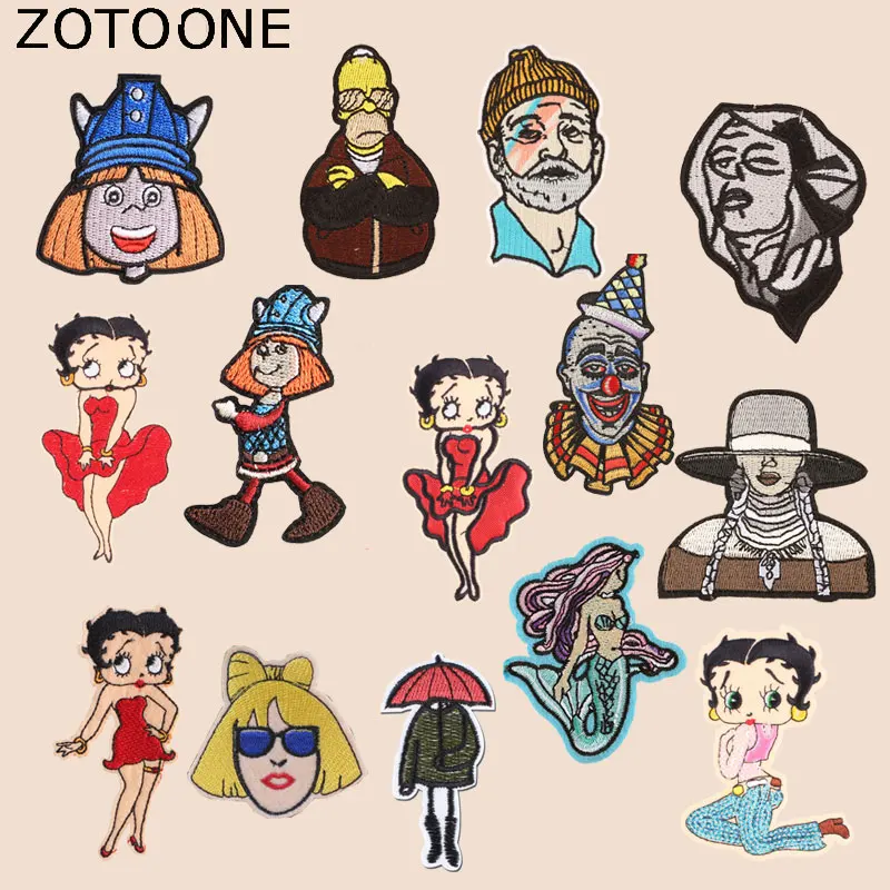 ZOTOONE модные накладкой для девочек наклейка с русалкой железа на одежде передачи