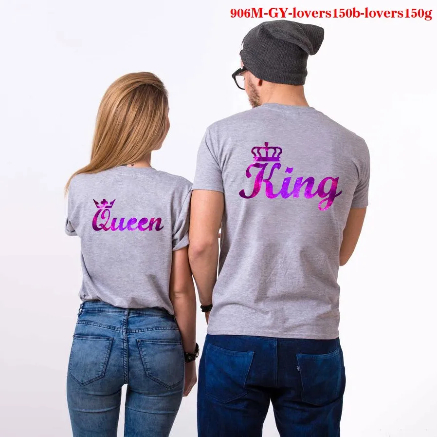 

Новинка, футболка для влюбленных, футболки для пар, летние мужские футболки, модная женская футболка оверсайз с коротким рукавом, Повседнев...