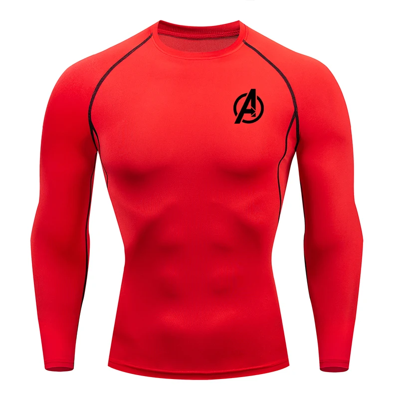 

Men's Running Tshirts Quick Dry Compression Soccer Jersey Fitness Tight Sportswear Gym Sport Base Layer Shirt Breathable Tops