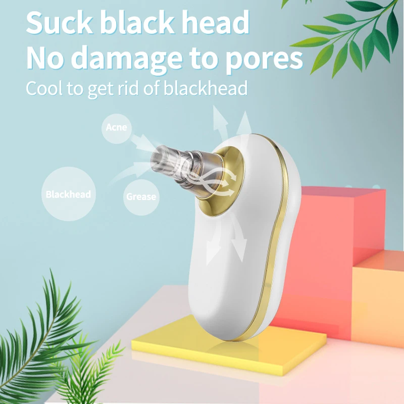 

Blackhead Remover Vacuum Pore Cleaner Suction Cleaning Face Care Diamond Microcrystal Head Black Head Cleaner Acne Extractor Too