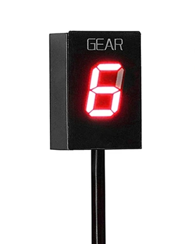 Gear display-Red Шестерни индикатор для YAMAHA YZF R1 YZF R6 R6S FZH150 FZN150 Xt660 Fz 16 FZ S FZ1 XVS950A Midnight Star FZ8 FZ6R XV1900a обновления - Цвет: Gear display-Red