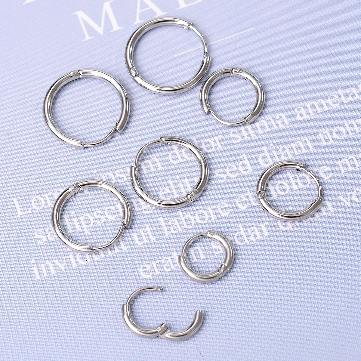 Комплект одежды из 2 предметов: 6 мм хирургические Сталь небольшой мини серьги в