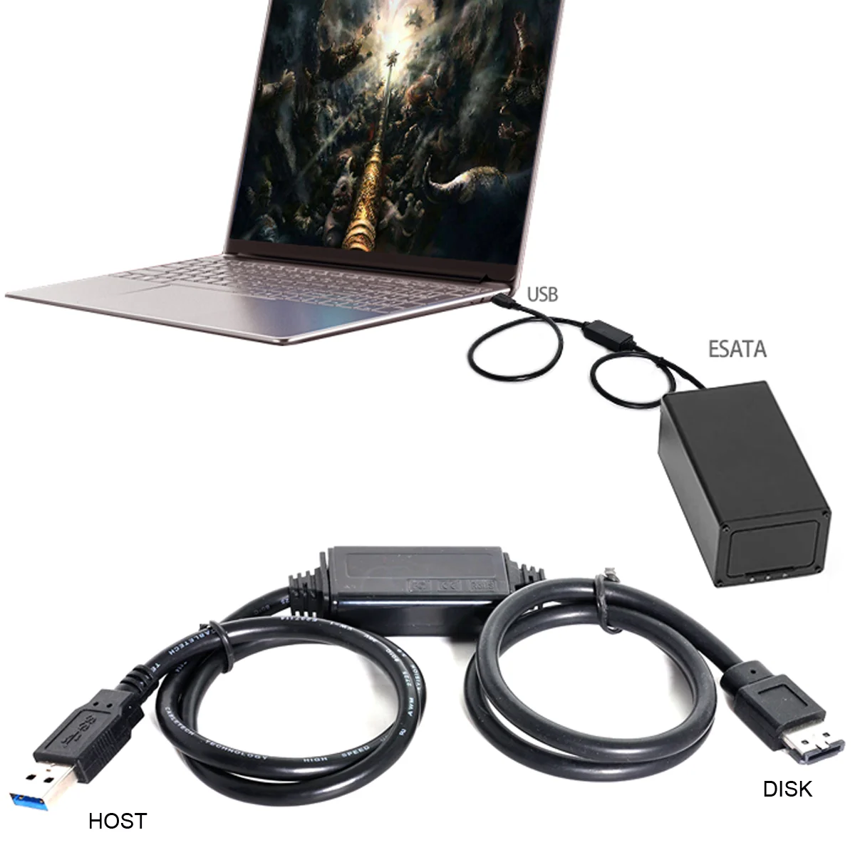 Адаптер USB 3 0/eSATA 5 в постоянного тока 2 0 на HDD/SSD/ODD | Компьютеры и офис