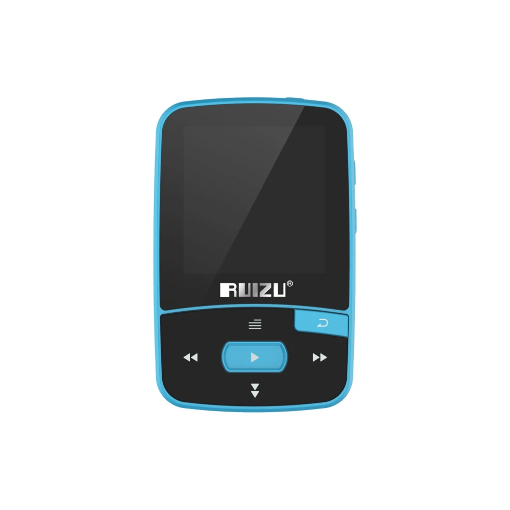 Синий Мини 8 Гб Bluetooth MP3 плеер HiFi без потерь Звук Музыкальный плеер Поддержка шагомер fm-радио запись времени календарь - Цвет: Синий