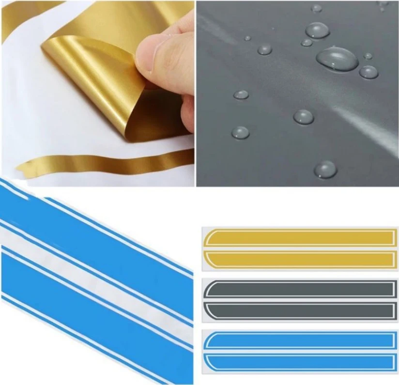 Наклейки на автомобиль авто гоночные ралли двойные полосы капот боковая крыша