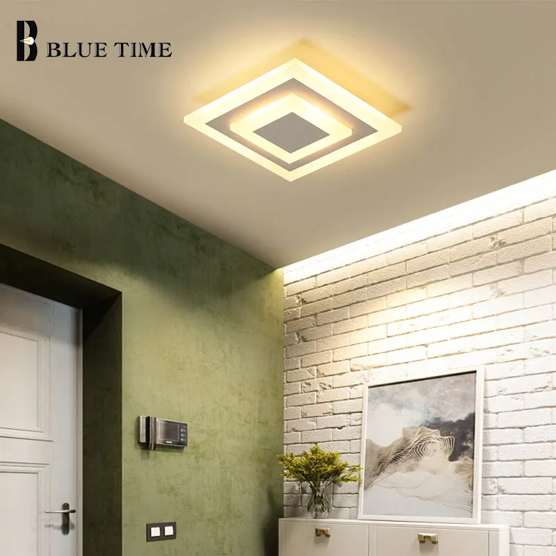 New Arrivals LED Chandeliers Lights for Living Room Bedroom Aisle Corridor Stairway Lamps Black&ampWhite Frame Indoor | Лампы и