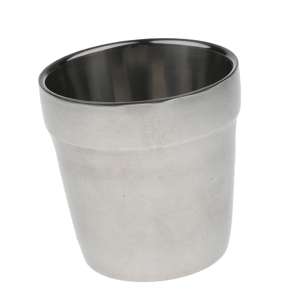 Mini Stainless Steel Coffee Mugs Drink Cup Beer Wine Double Walled Insulated Travel Mug for Hot &amp Cold Drinks (16oz) | Дом и сад