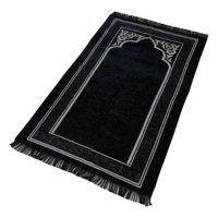 b box modefa islamic turkish prayer rug plush janamaz sajjadah muslim namaz seccade prayer mat carpet vined arch