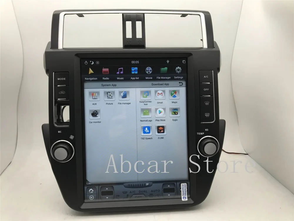 12,1 ''Tesla стиль Android 8,1 автомобильный dvd-плеер gps навигация для Toyota Land Cruiser Prado 150- стерео радио ips px6