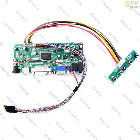 Контроллер NT68676 для ЖК-дисплея, плата драйвера монитора, комплект для Светодиодный одного дисплея LP156WH2(TL)(BB) 1366x768 LP156WH2-TLBB HDMI-Совместимость + DVI...