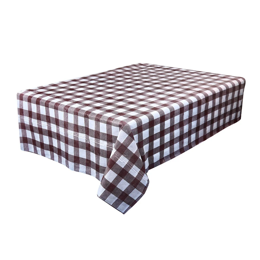 

Plaid Table Cloth Dinner Rectangular Antiderapant Tablecloth Home Kitchen Tischdecke Decor Stripe Table Cover Tassel