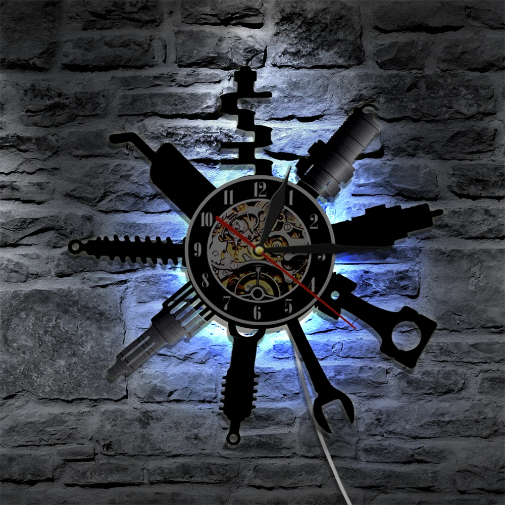 Настенные часы с виниловой пластиной подарок на день рождения и Рождество для