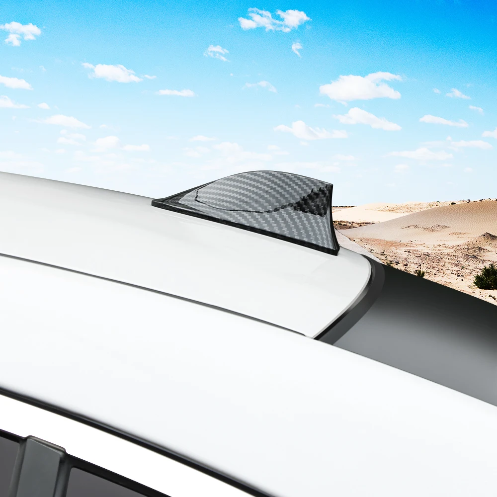 Carbon Fiber Car Shark Fin Antenna For Volvo Ford Focus VW JETTA MK6 GOLF Skoda Fabia Cruze Hyundai Solaris | Автомобили и