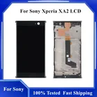 100% протестирован для Sony Xperia XA2 LCD H3113 H3123 H3133 H4113 H4133 сенсорный экран с дигитайзером в сборе с рамкой для sony XA2