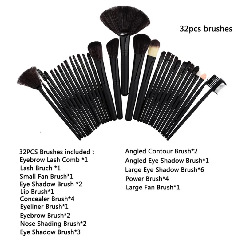 

24/32pcs Professional Makeup Brushes Set Face Make Up Brush Eye Make-up Tool Kit