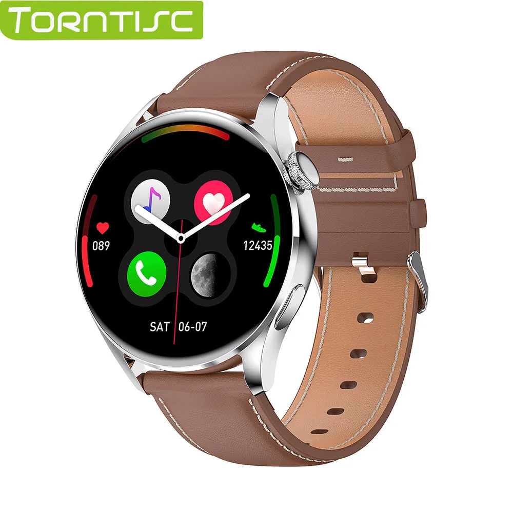 Смарт-часы Torntisc Wear3 для мужчин Bluetooth звонки проигрывание музыки умные часы