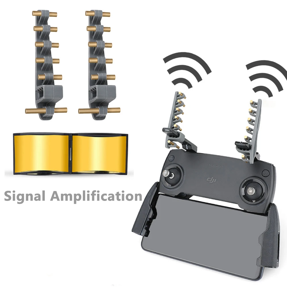

Антенный усилитель для DJI Mini SE/мини пульт дистанционного управления усилитель сигнала расширитель диапазона FIMI X8 мини Антенна Yagi аксессуар...