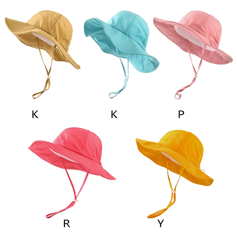 

Kids Sun Hat Baby Toddler Kids 50+ UPF Sun Protective Wide Brim Bucket Hat 2021