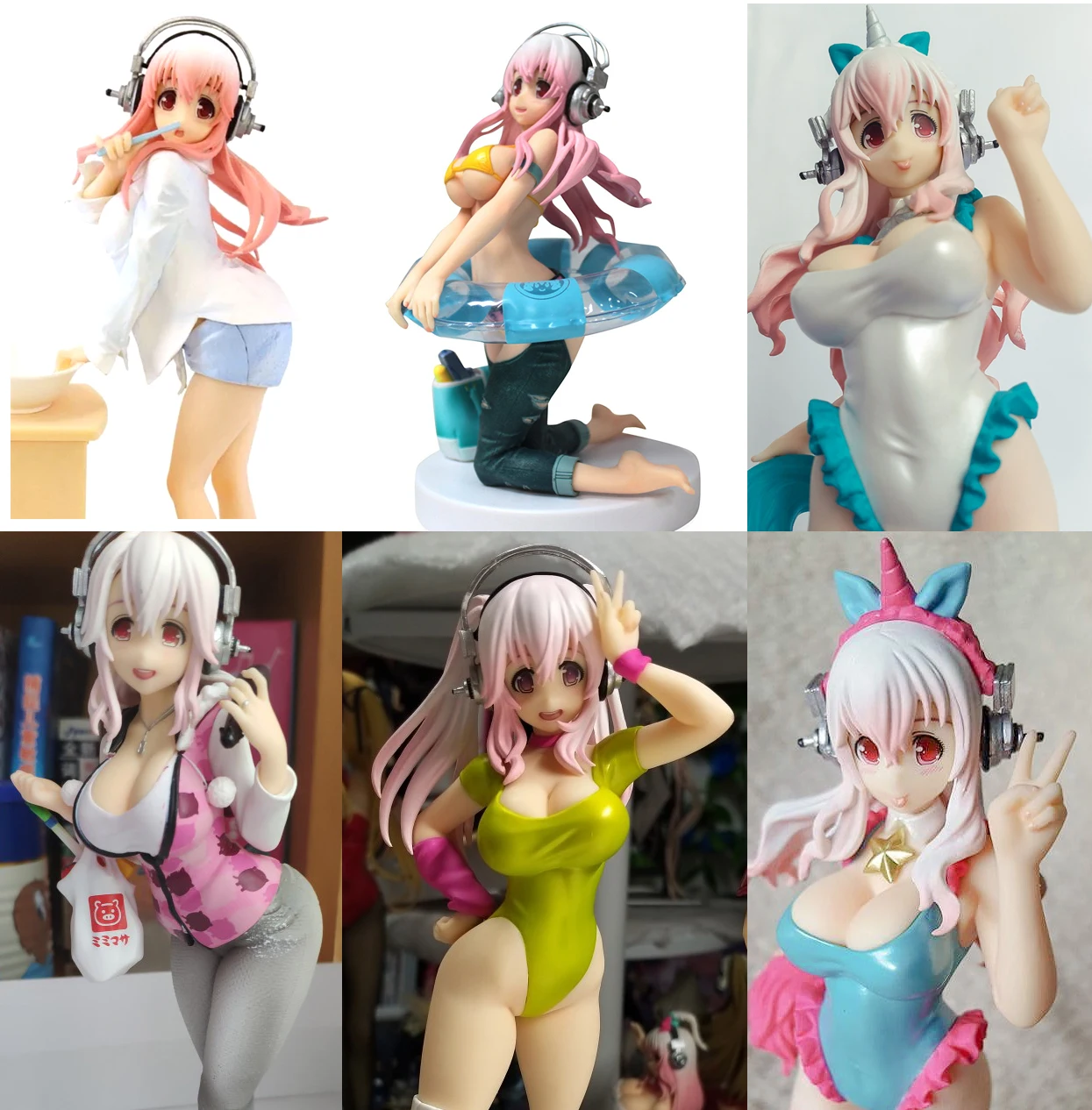 Super Sonico Action Figure Collectible Model Toys For Boys