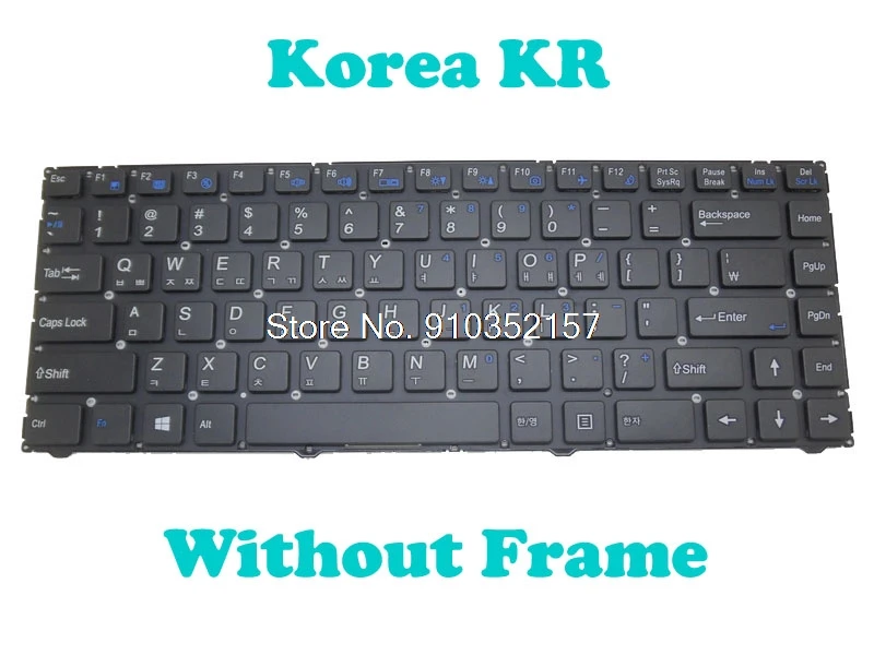 Клавиатура для ноутбука CLEVO W945AU W945LU MP 12R73K0 4302 4305 6 80 W94A0 110 1 Корейская KR без рамки W942SV