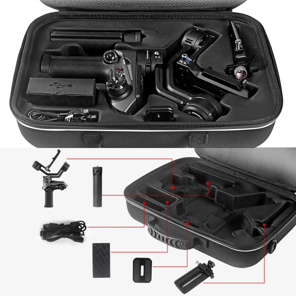Storage Bag for ZHIYUN WEEBILL 2 Handheld Camera Stabilizer Pouch Waterproof Shockproof Outdoor Shoulder Strap Case | Электроника
