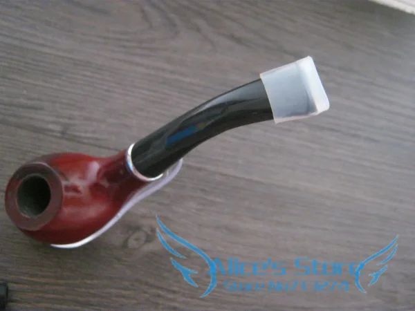 10 шт./лот резиновые трубки для курения табака мундштуки черные и белые 2 размера