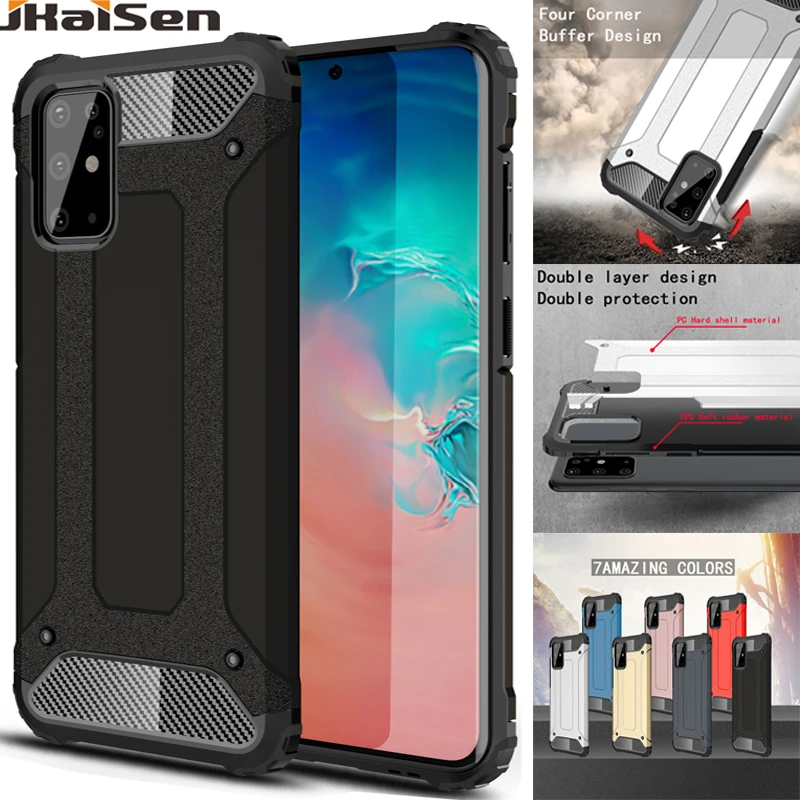 

Shockproof Case for Samsung S20 S20Plus S20Ultra Phone Cover for Galaxy S10 Lite S10e S10Plus S9 S9Plus S8 S8Plus S7 S6 S5 Sedge
