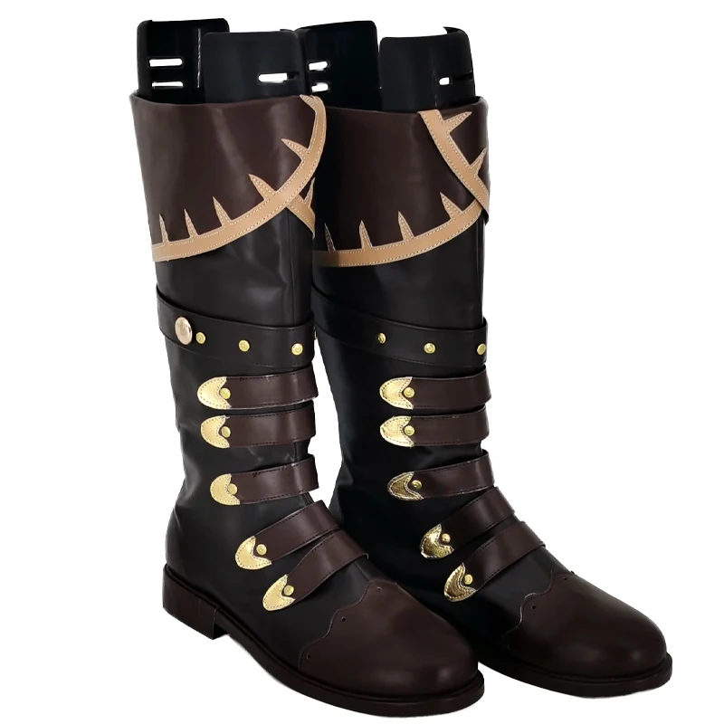 

Genshin Impact Diluc Cosplay Shoes Brown Version C00351