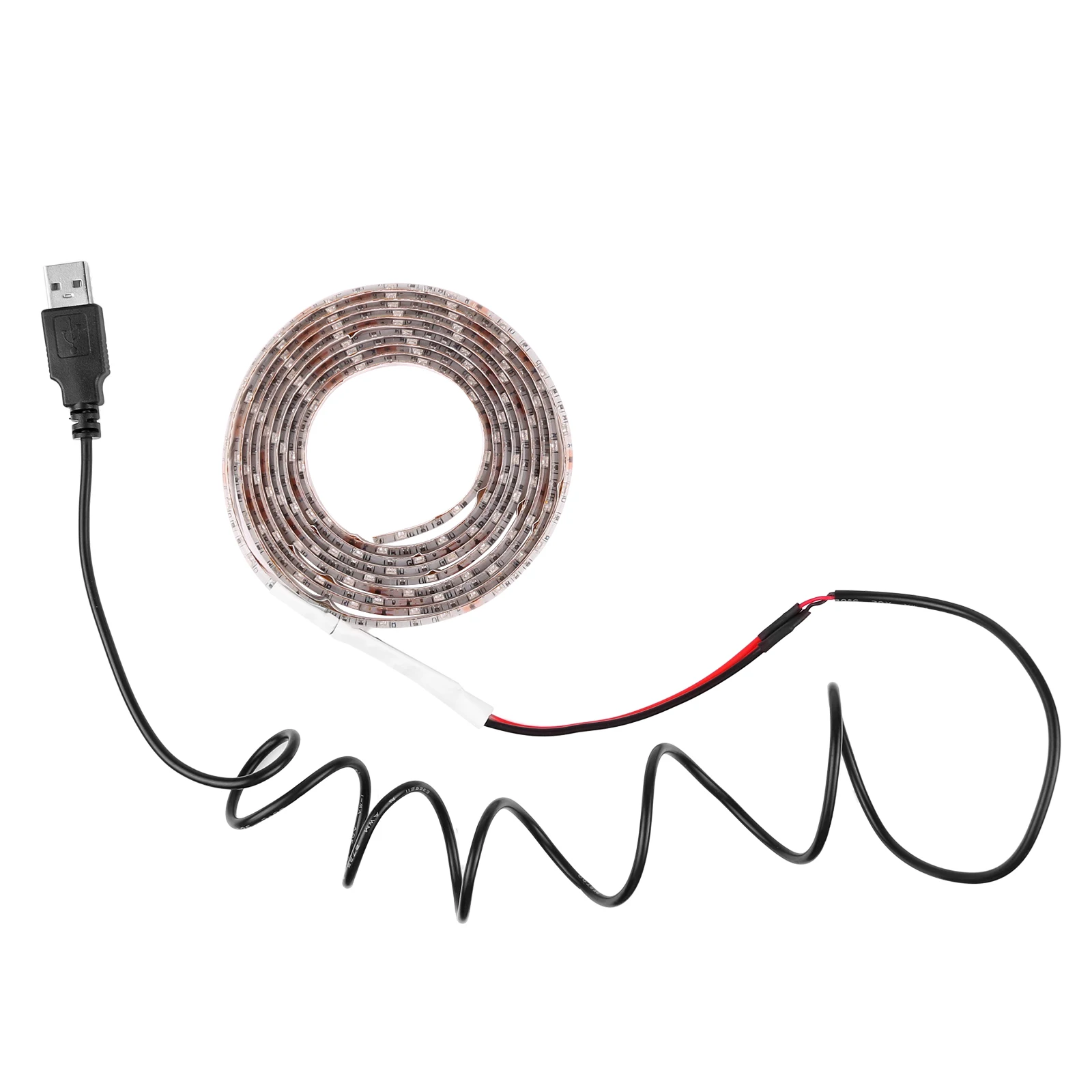 Светодиодная лента гибкая светящаяся 2835SMD для подсветки ТВ 5 В пост. тока 1/2/3/4/5