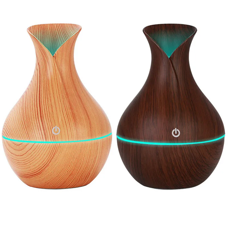 USB Electric Aroma air diffuser wood Ultrasonic air humidifier Essential oil Aromatherapy maker for home Or Office Incense