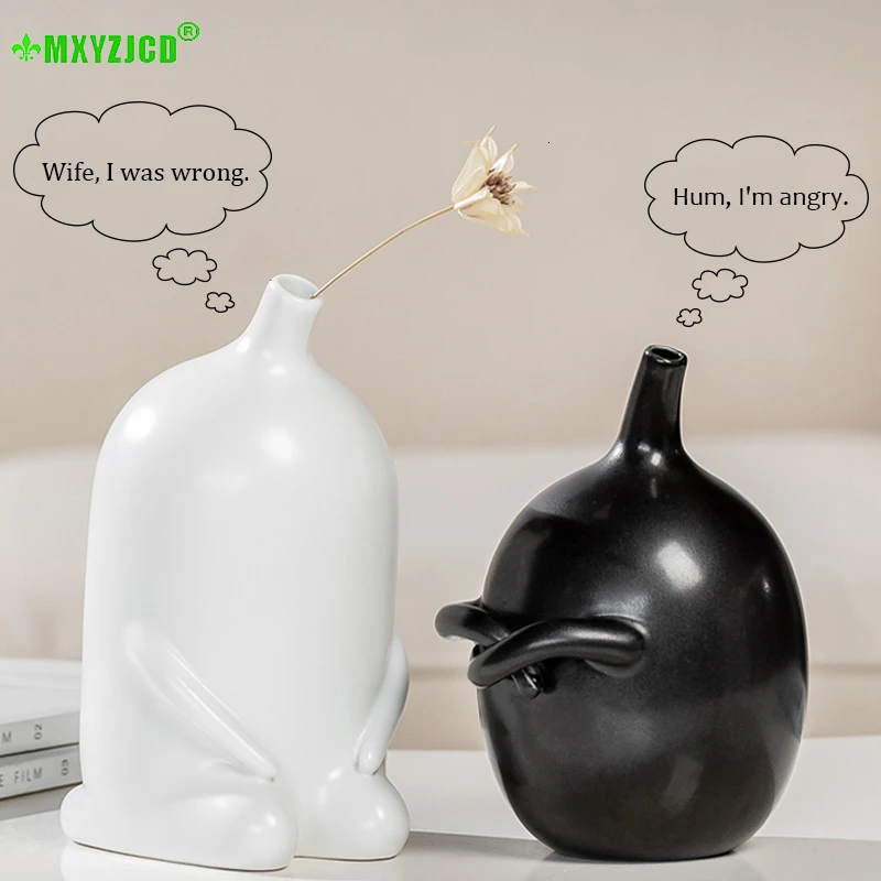 Кукла керамическая ваза пара подарок романтический орнамент фигура скульптура