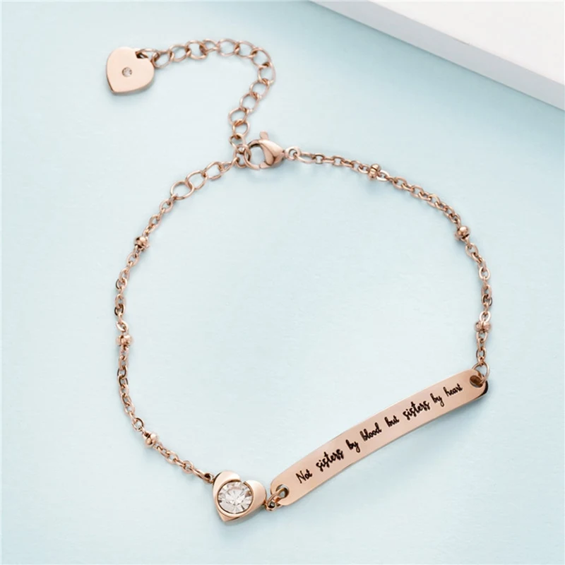 Браслет из нержавеющей стали Best Friends подарок ювелирной дружбы не сестры по крови