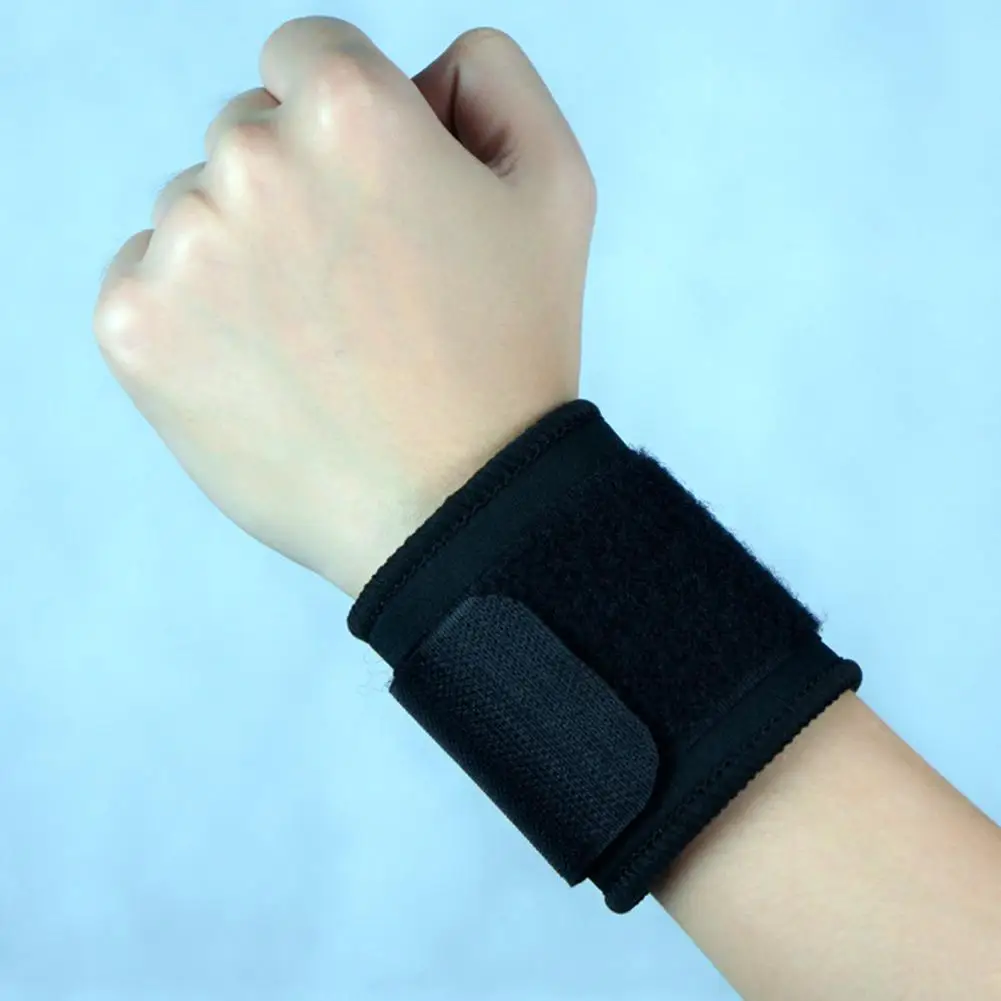 

Wrist Guard Unisex Adjustable Solid Color Compression Wrist Guard Sleeve for Fitness Basketball Table Tennis Volleyball