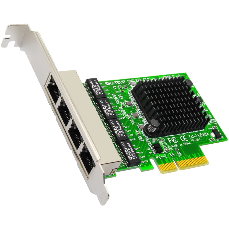 

QINDIAN Network Cards Realtek PCI-E Network Card/Adapter Gigabit Ethernet Adapter Lan Card Enternet Internet RJ-45 PCIE X4 Cards