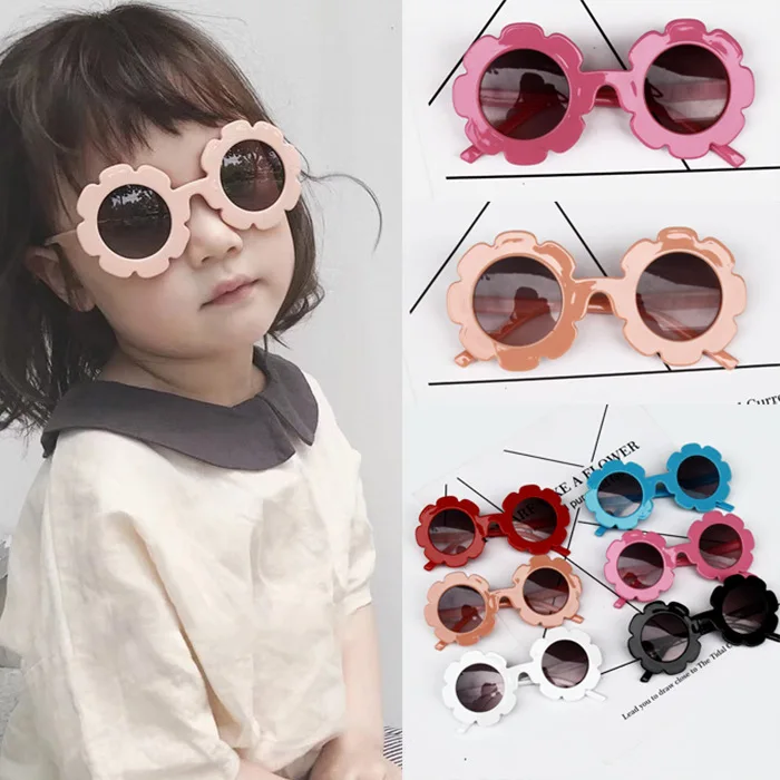 

Toddler Summer Accessories Kids Baby Girls Sunglasses Beach Child Baby Boys Sun Outdoor Wear Sunflower Sun Sunglasses Kids Gift