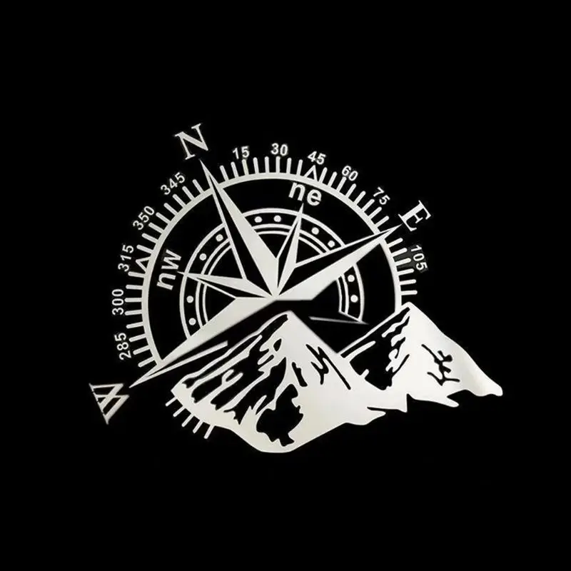 

Car Sticker Off-road Compass Rose Navigate Vinyl Sticker Decal Car Truck Auto Laptop Waterproof Car Door and Hood,48cm*34cm