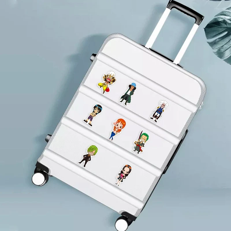 

48 Pieces One Piece Graffiti Sticker Waterproof Luggage Laptop Scooter Refrigerator Decoration