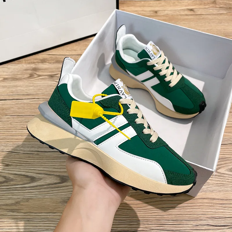 

Женские кроссовки на массивной платформе, Дизайнерские повседневные кроссовки на шнуровке, корейский стиль, 2021