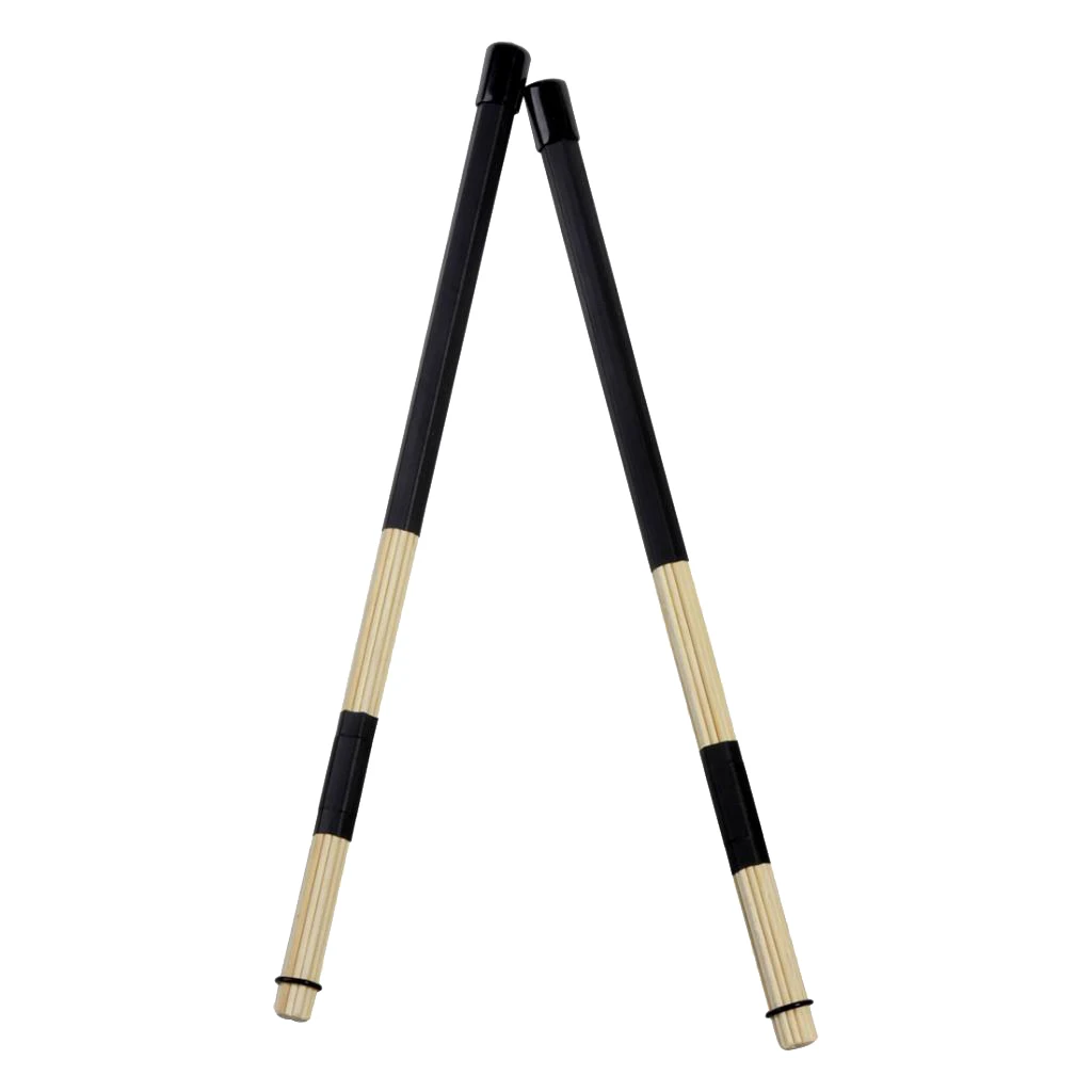 1 пара деревянных барабанных щеток барабанные палочки для Cajon Jazz аксессуары