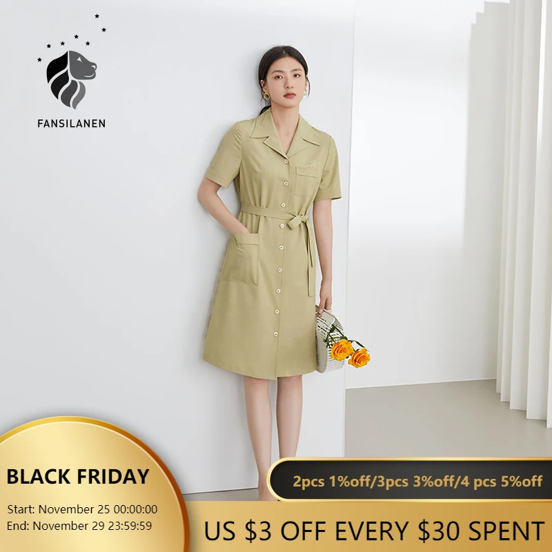 

Женский офисный Блейзер fansilzin, желтая длинная юбка-трапеция с вышивкой, с высокой талией, в Корейском стиле, для лета, 2021