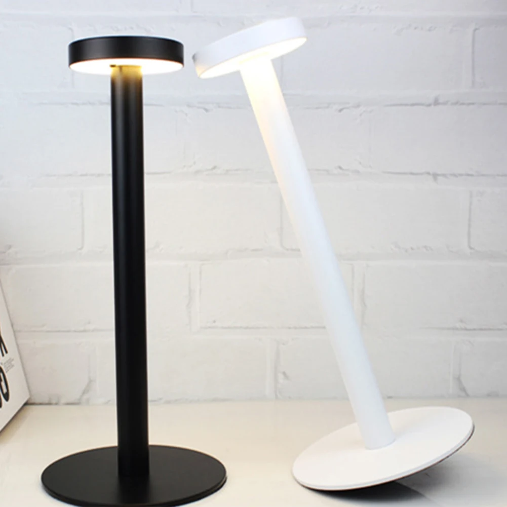 

Portable Retro LED Hotel Cafe Desk Lamp Waterproof USB Charging Table Lamp Eye Care Bedroom Kitchen Night Light